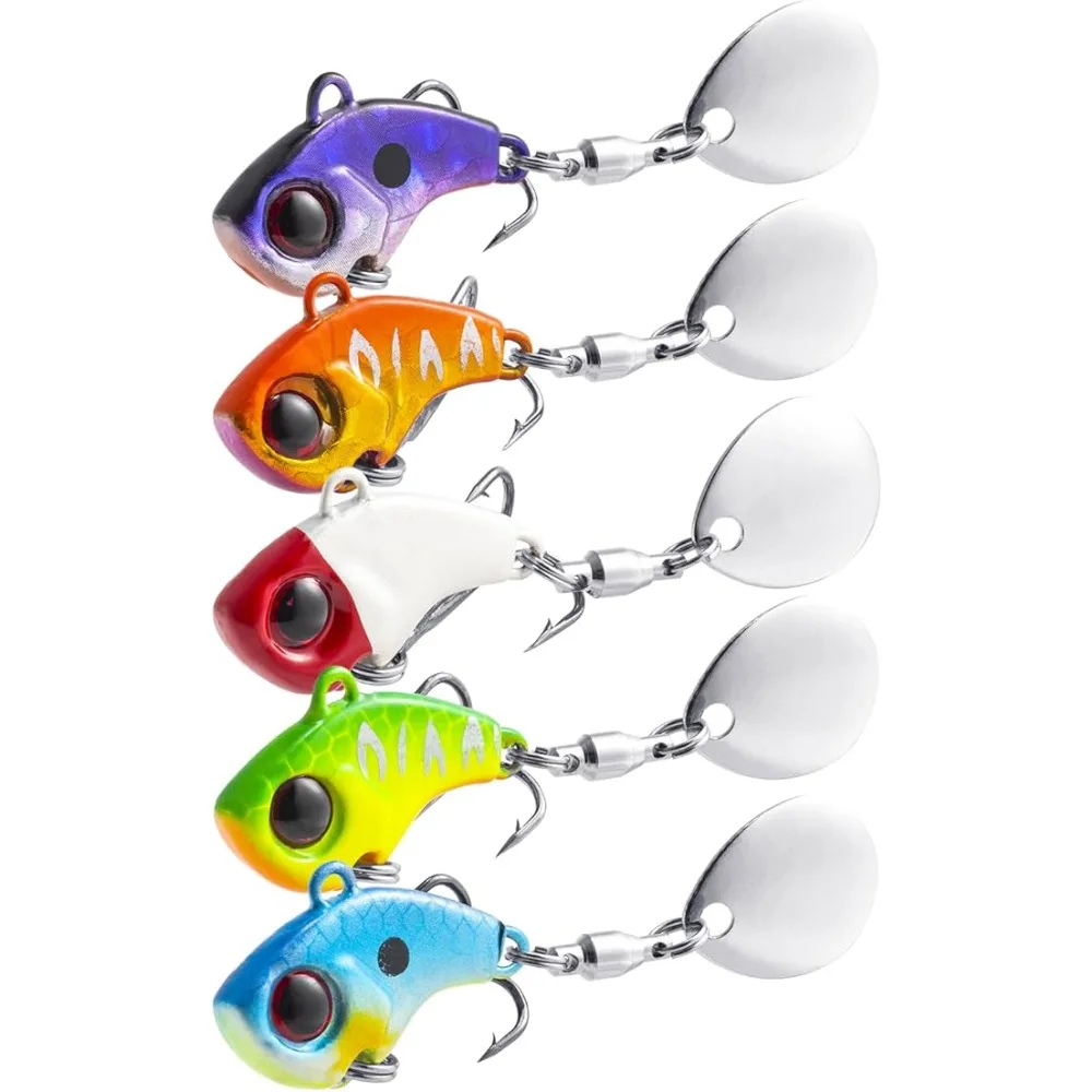 Fishing Lure Blade Bait - Goture 6g/10g Fishing Lure 3D Red