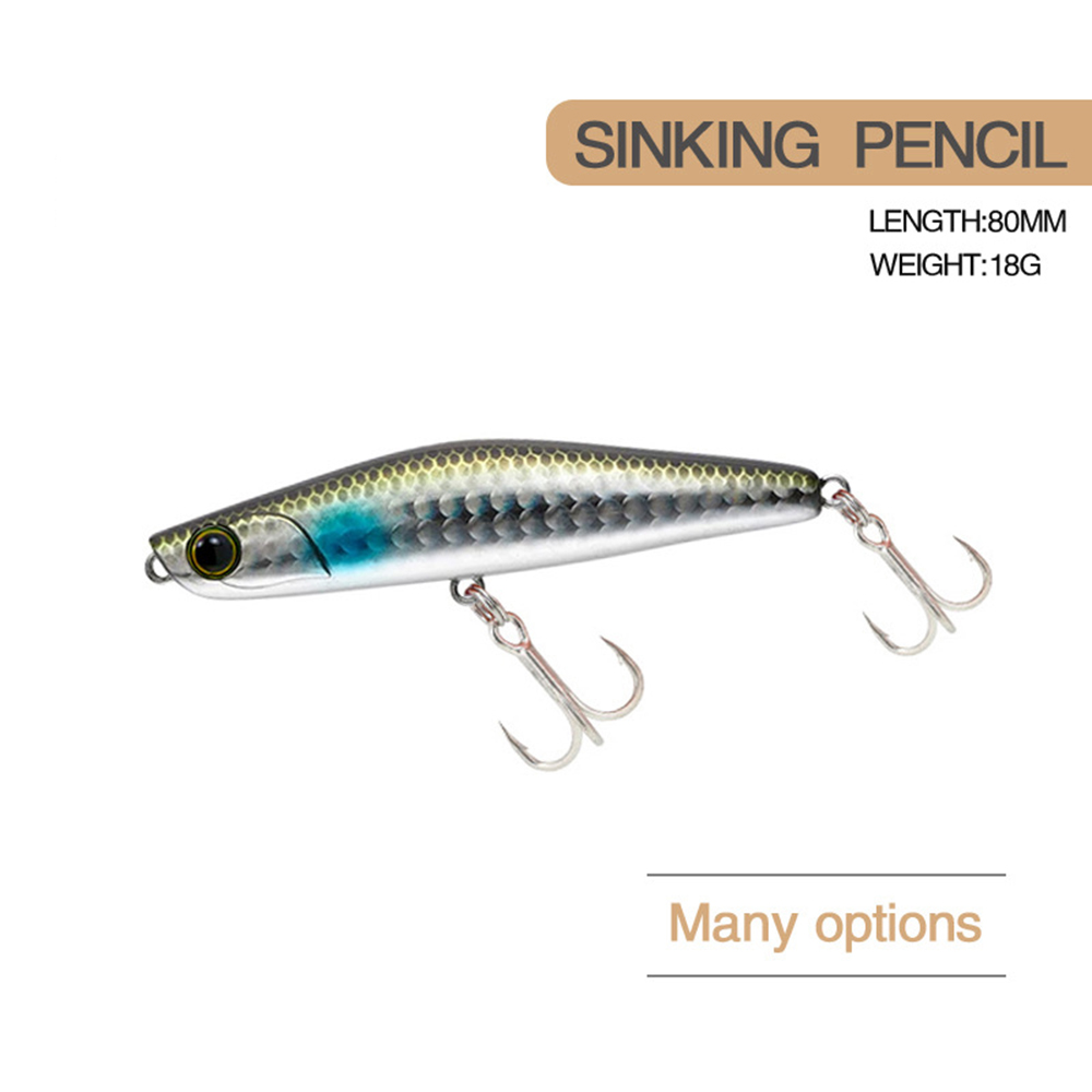 Fishing Lure Jerkbait - 8cm 18g Fishing Lure Pencil Wobbler