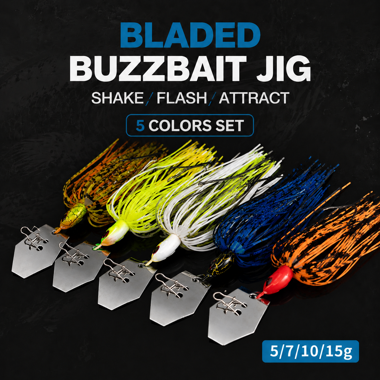 Spinnerbait Lure Set Silicone  – Fishing Lure Blade Bait Bewertung und Preis