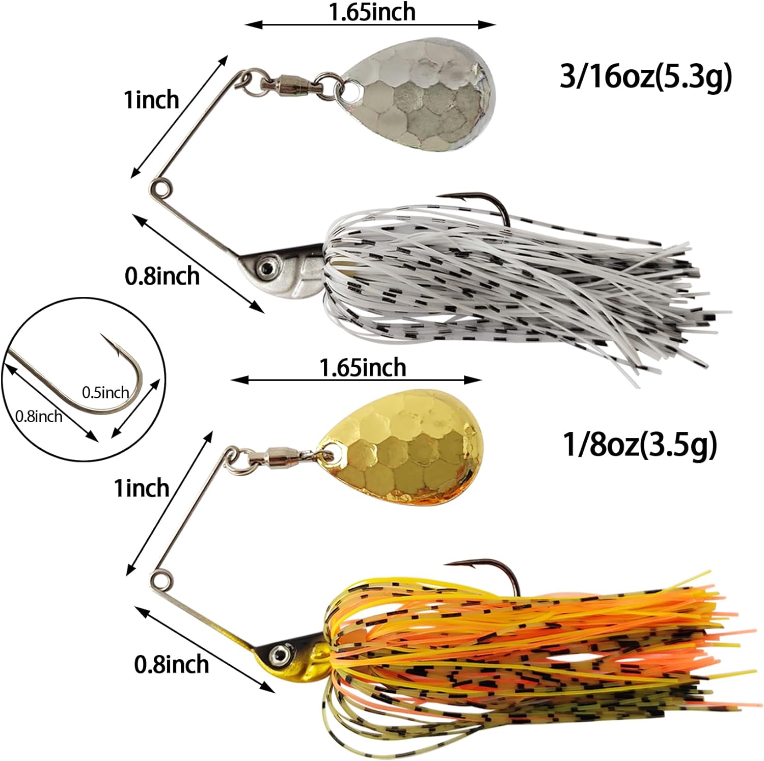 Eupheng Spinner Bait Spoon Wir – Fishing Lure Buzzbait Bewertung und Preis