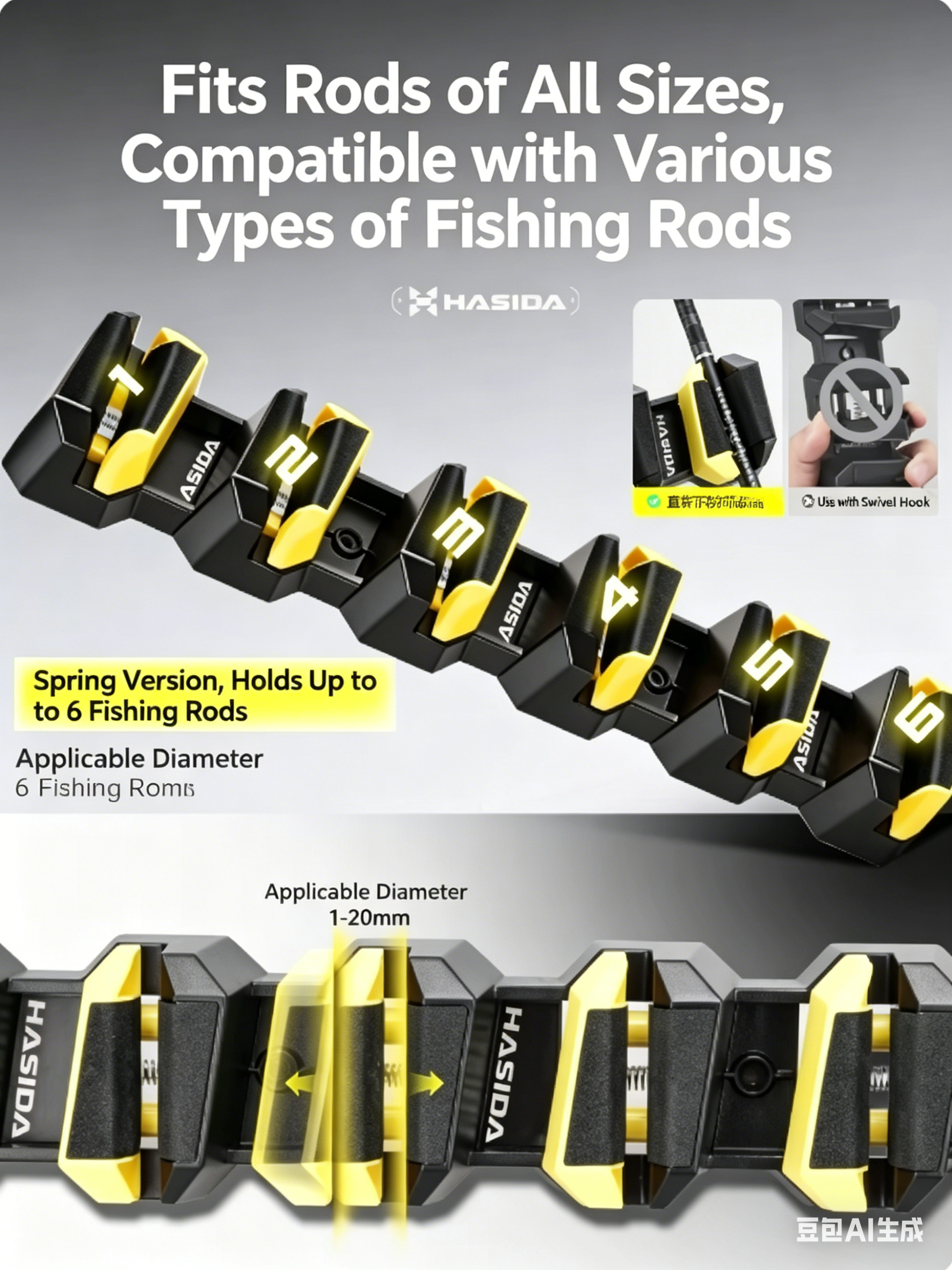 HISTAR Soft Rubber Wall-Mounte – Fishing Lure Accessories Bewertung und Preis