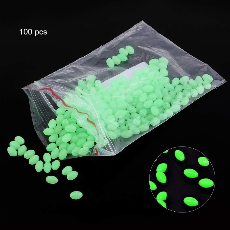 100pcs/lot Oval Night Luminous – Fishing Lure Topwater Bewertung und Preis