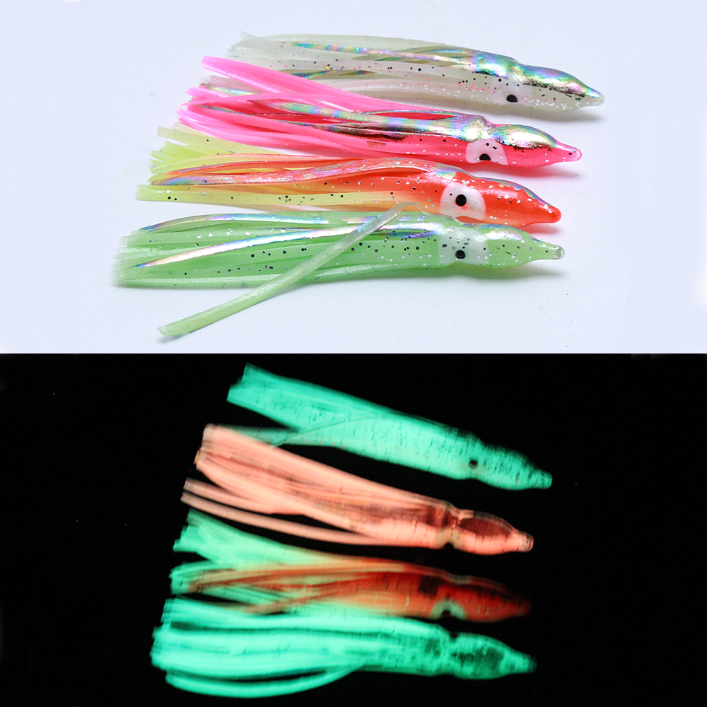 10 pcs soft light octopus squi – Fishing Lure Buzzbait Bewertung und Preis