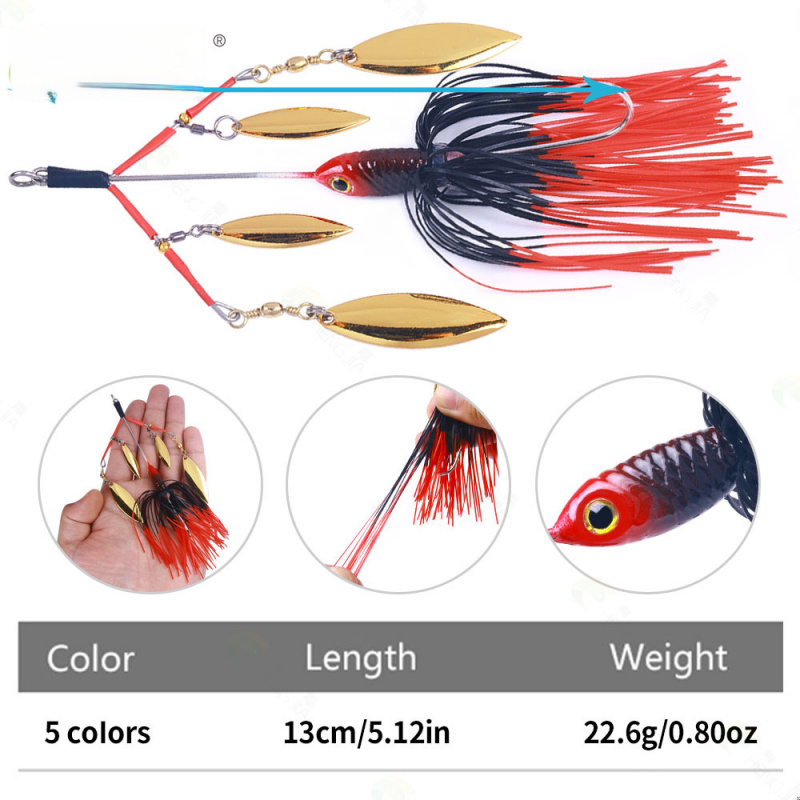 13CM22gLure bait with composit – Fishing Lure Blade Bait Bewertung und Preis