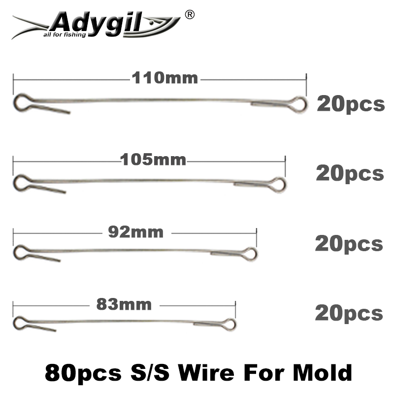 Adygil DIY Fishing 80pcs S/S W – Fishing Lure Jig Bewertung und Preis