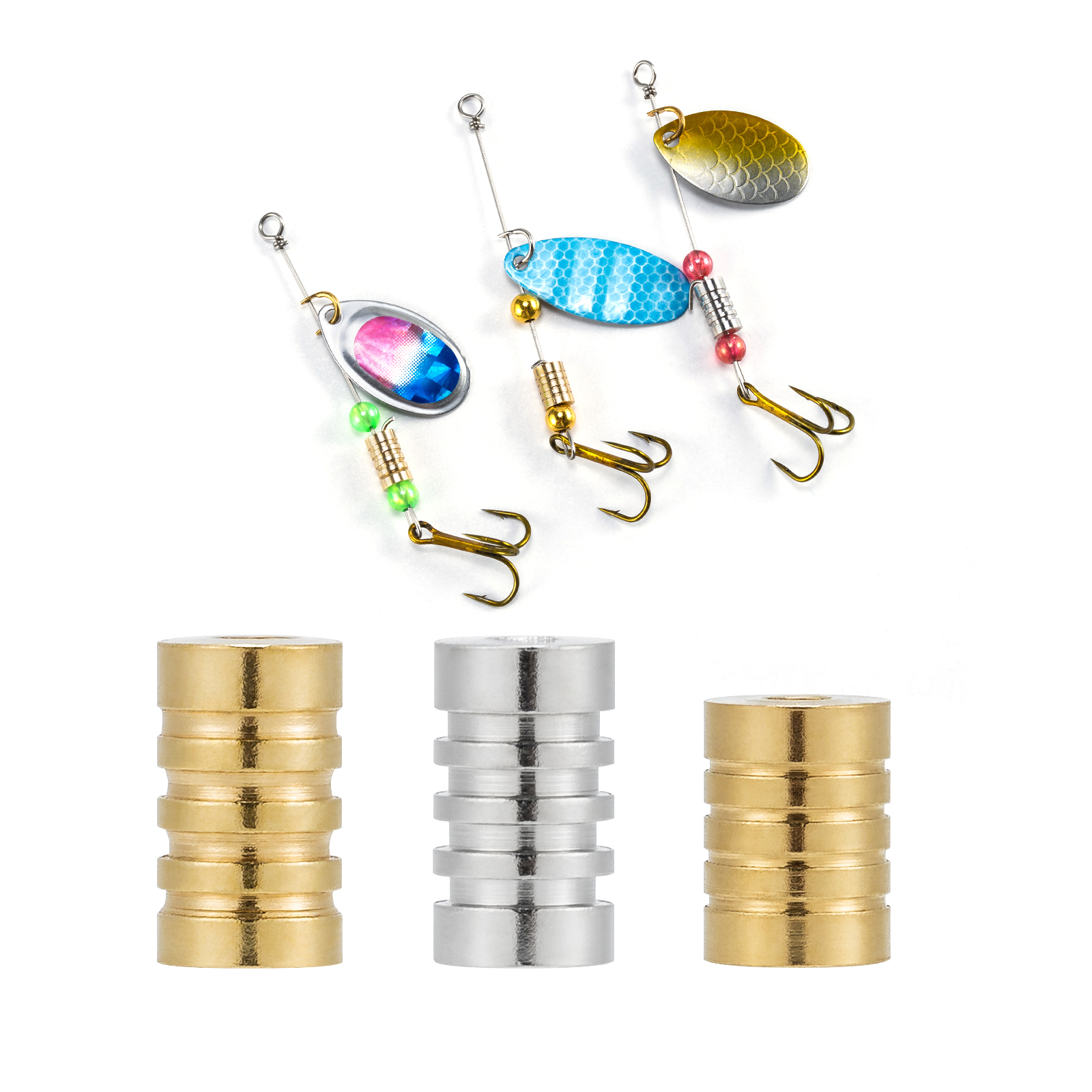 10PCS Fishing Spinner Bead Lur – Fishing Lure Spinnerbait Bewertung und Preis