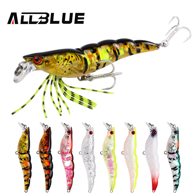 ALLBLUE 3D Flash Shrimp 70mm 7 – Fishing Lure Buzzbait Bewertung und Preis