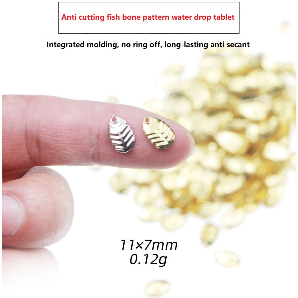 50Pcs/lot DIY Fishing Spinner  – Fishing Lure Spinnerbait Bewertung und Preis