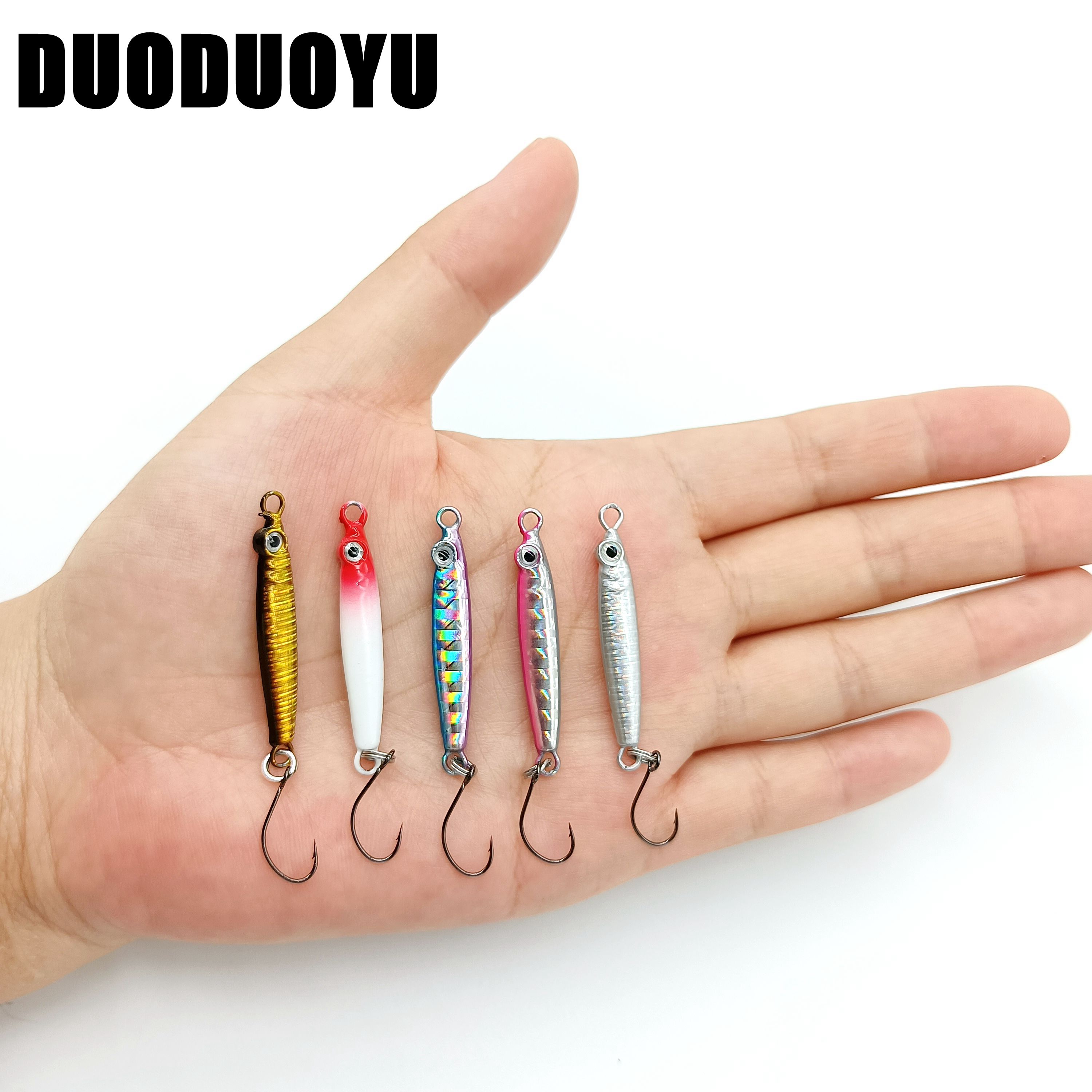 DUODUOYU 5PCS Mini  Metal Jig  – Fishing Lure Spinnerbait Bewertung und Preis