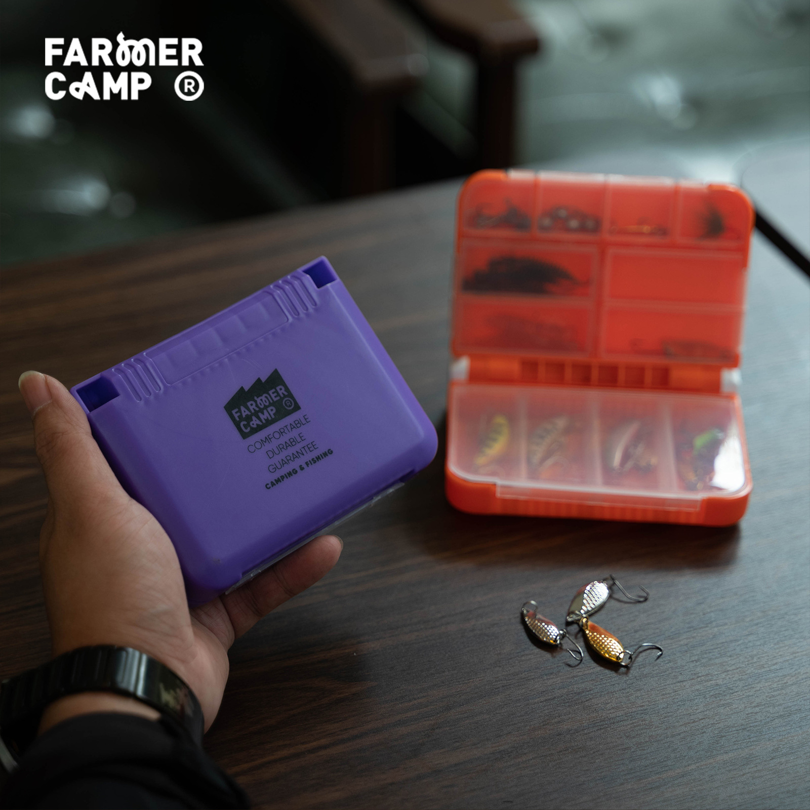 Portable Double Layer Fishing  – Fishing Lure Spoon Bewertung und Preis