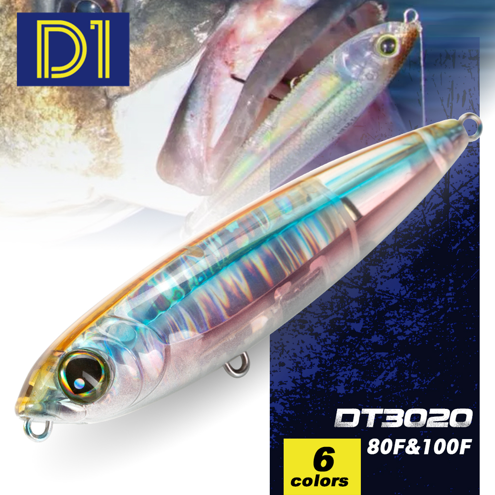 D1 Surface Fishing Lure 3DR Pe – Fishing Lure Popper Bewertung und Preis