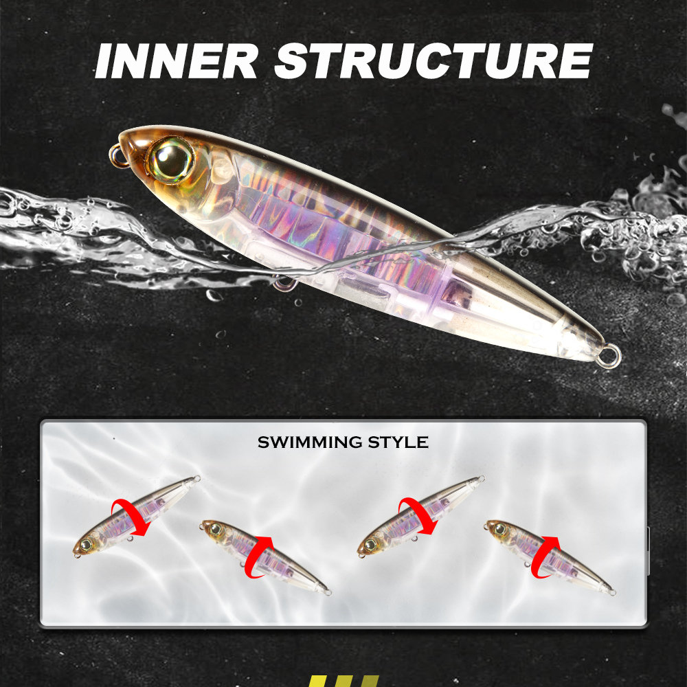 D1 Surface Fishing Lure 3DR Pe – Fishing Lure Popper Bewertung und Preis