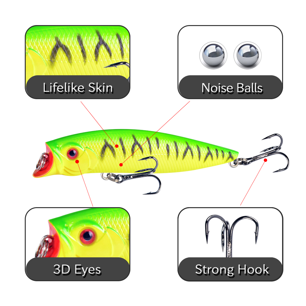 1pcs Fishing Lures High Qualit – Fishing Lure Popper Bewertung und Preis