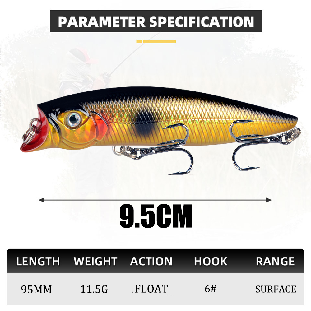 1pcs Fishing Lures High Qualit – Fishing Lure Popper Bewertung und Preis
