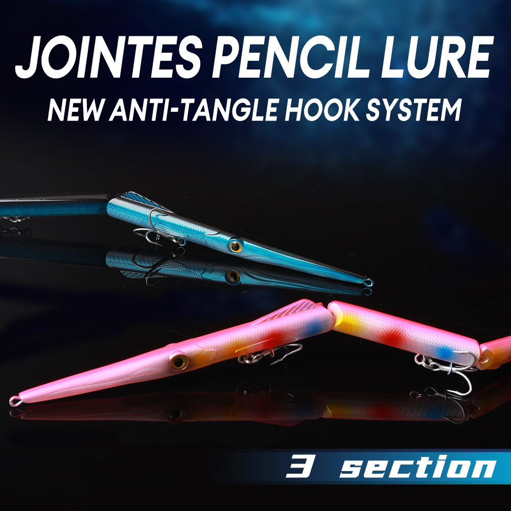 YOOFISH Jointed Pencil Bait 3  – Fishing Lure Popper Bewertung und Preis