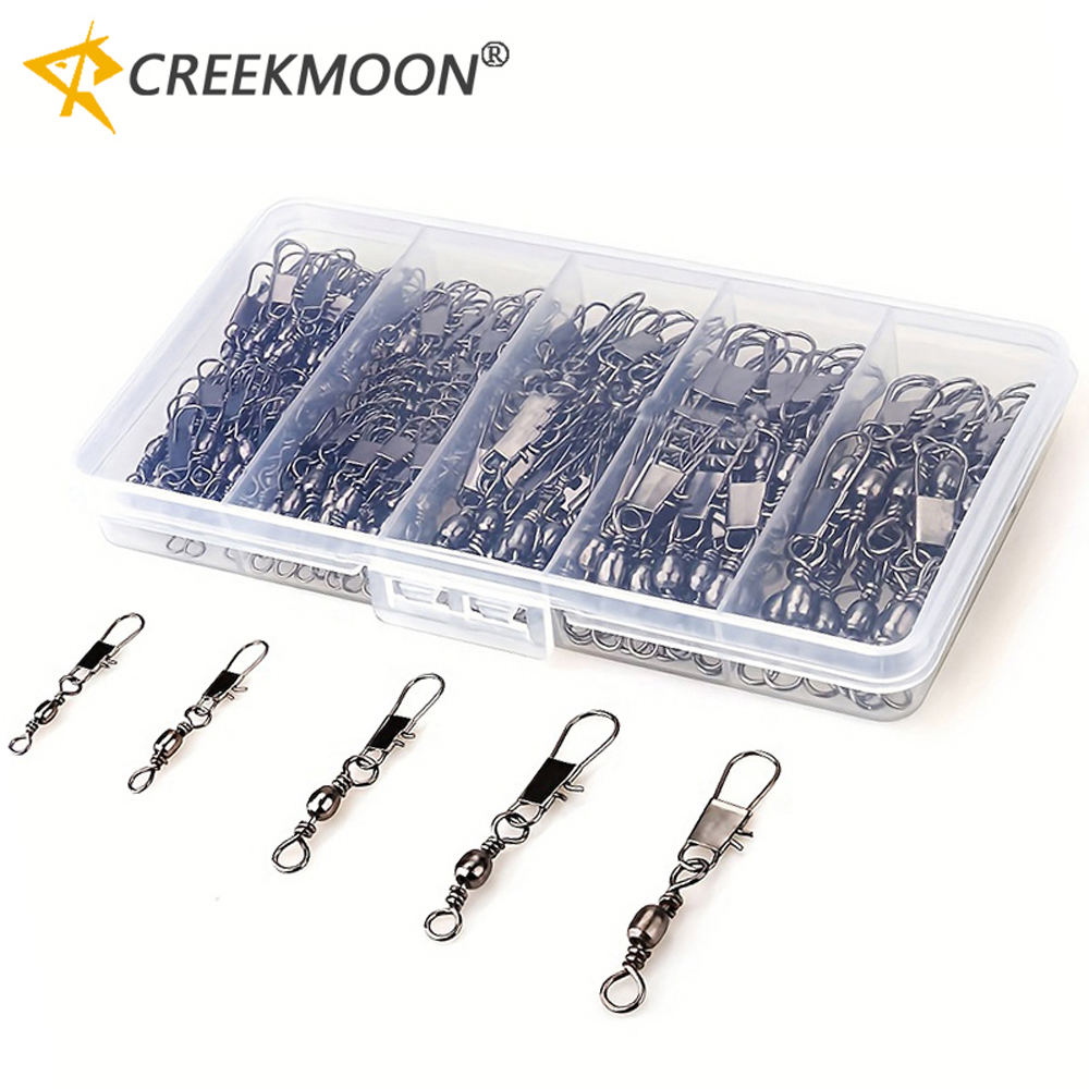 100Pcs/Lot 4#6#8#10#12# Swivel – Fishing Lure Accessories Bewertung und Preis