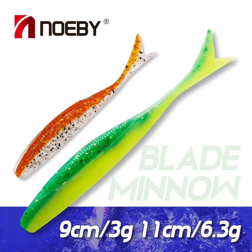 NOEBY Soft Lure Blade Minnow 9 – Fishing Lure Blade Bait Bewertung und Preis