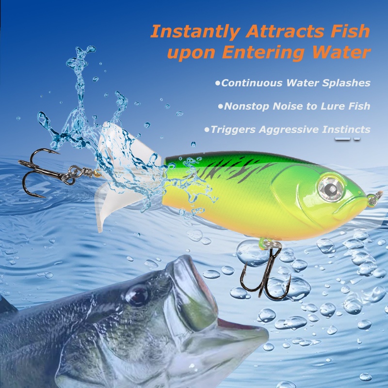 Wondersee 3-Blade Topwater Fis – Fishing Lure Blade Bait Bewertung und Preis