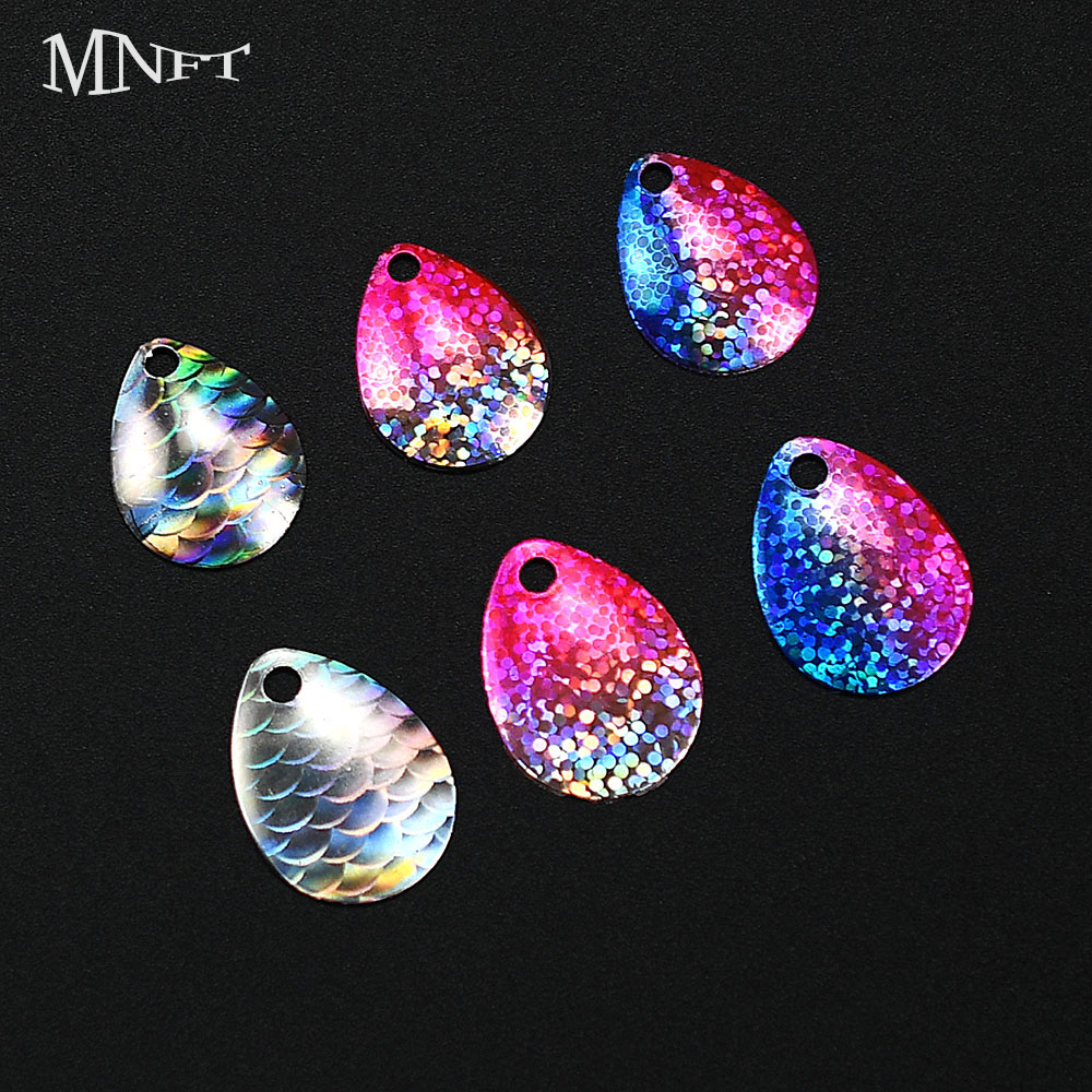 6Pcs Iridescent Fish Scale Spo – Fishing Lure Blade Bait Bewertung und Preis