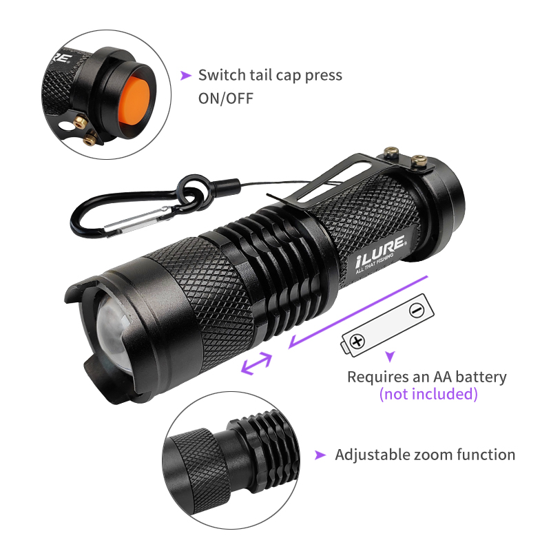 Mini UV Flashlight 395nm Ultra – Fishing Lure Kit Bewertung und Preis