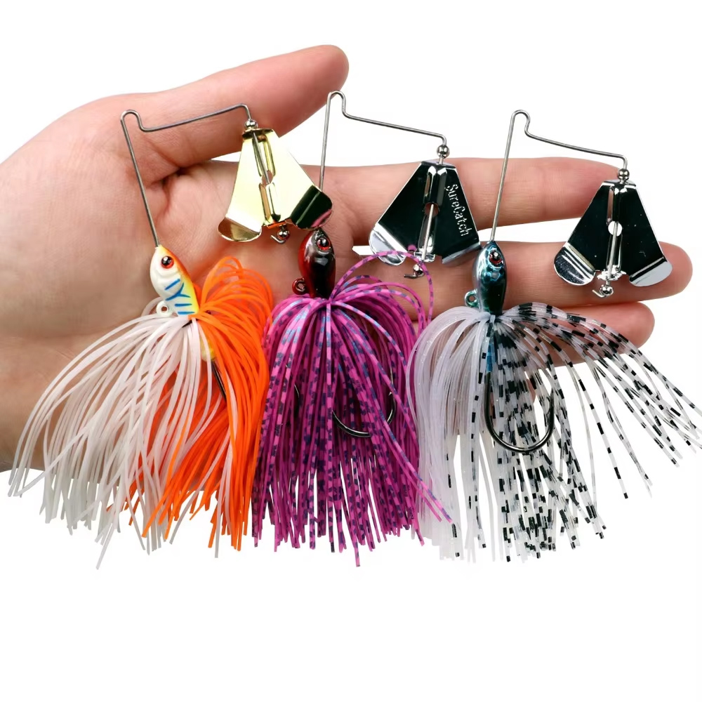 1pcs 12.8g Spinnerbait Fishing – Fishing Lure Blade Bait Bewertung und Preis