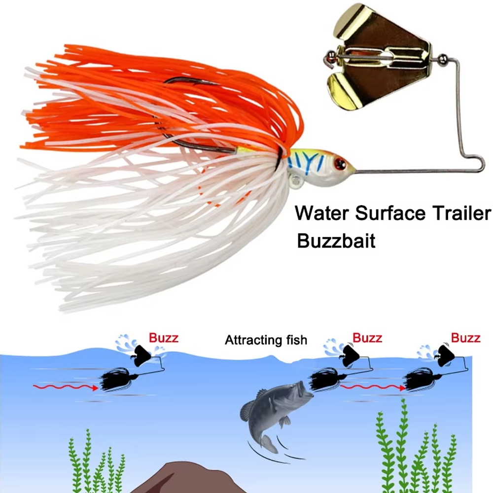 1pcs 12.8g Spinnerbait Fishing – Fishing Lure Blade Bait Bewertung und Preis