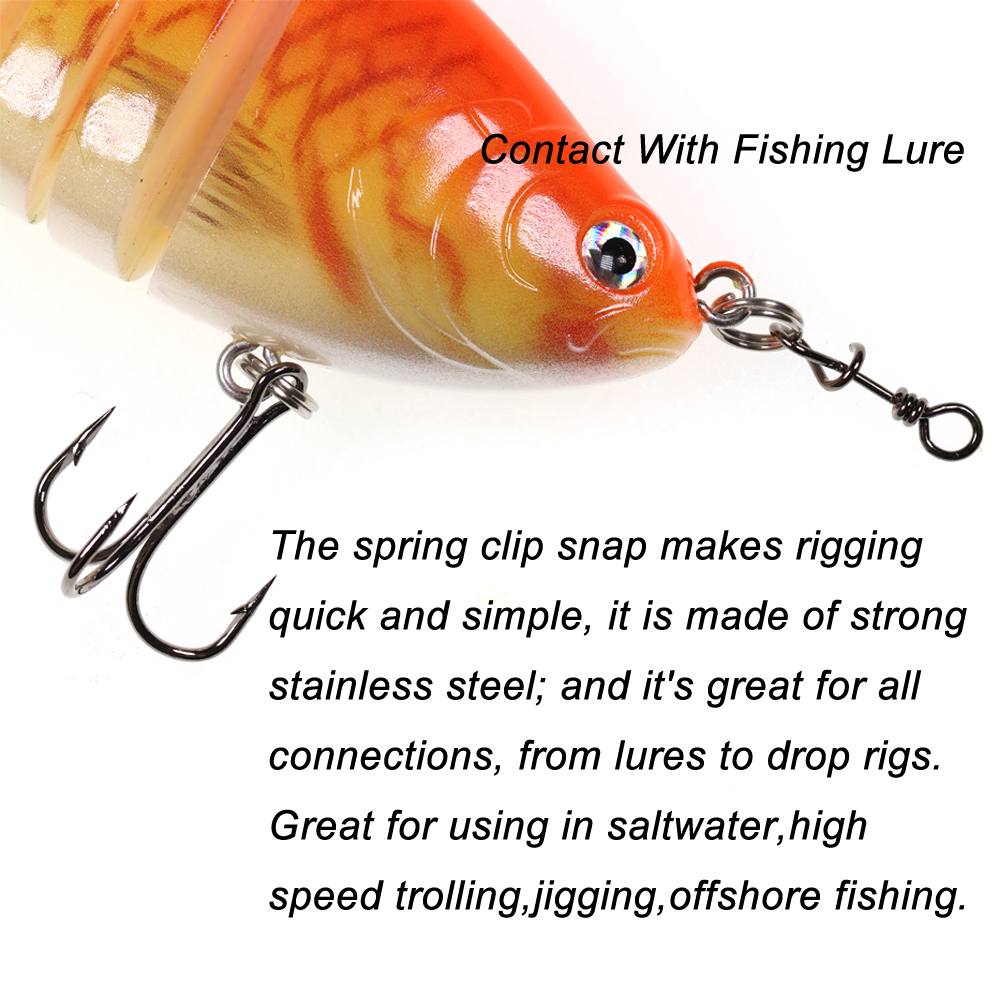 Bimoo 50pcs Stainless Steel Qu – Fishing Lure Accessories Bewertung und Preis