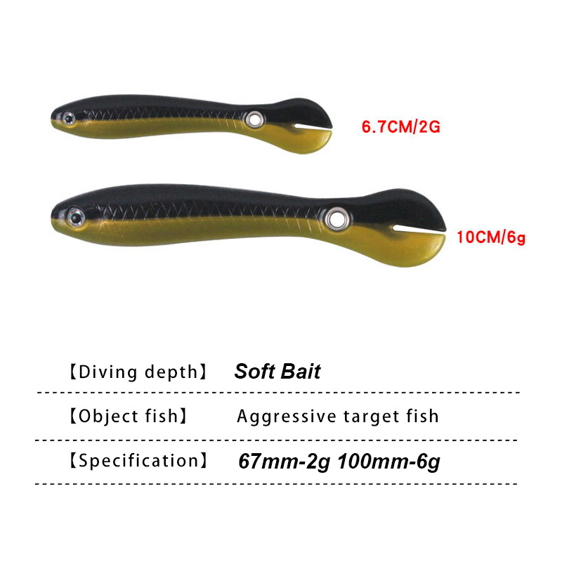 YUCONG 3/5PCS Soft Fishing Bai – Fishing Lure Swimbait Bewertung und Preis