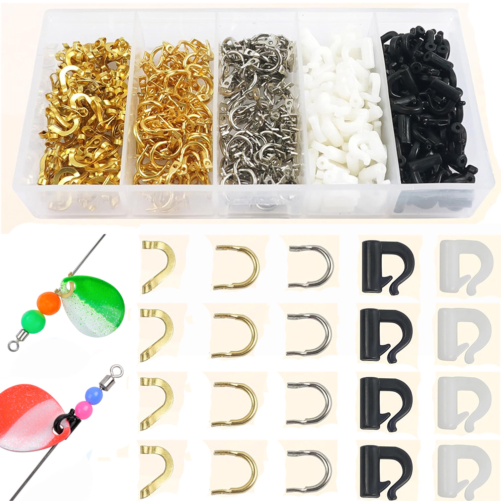 300Pcs Fishing Spinner Clevis  – Fishing Lure Blade Bait Bewertung und Preis