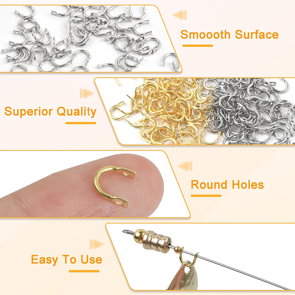 300Pcs Fishing Spinner Clevis  – Fishing Lure Blade Bait Bewertung und Preis