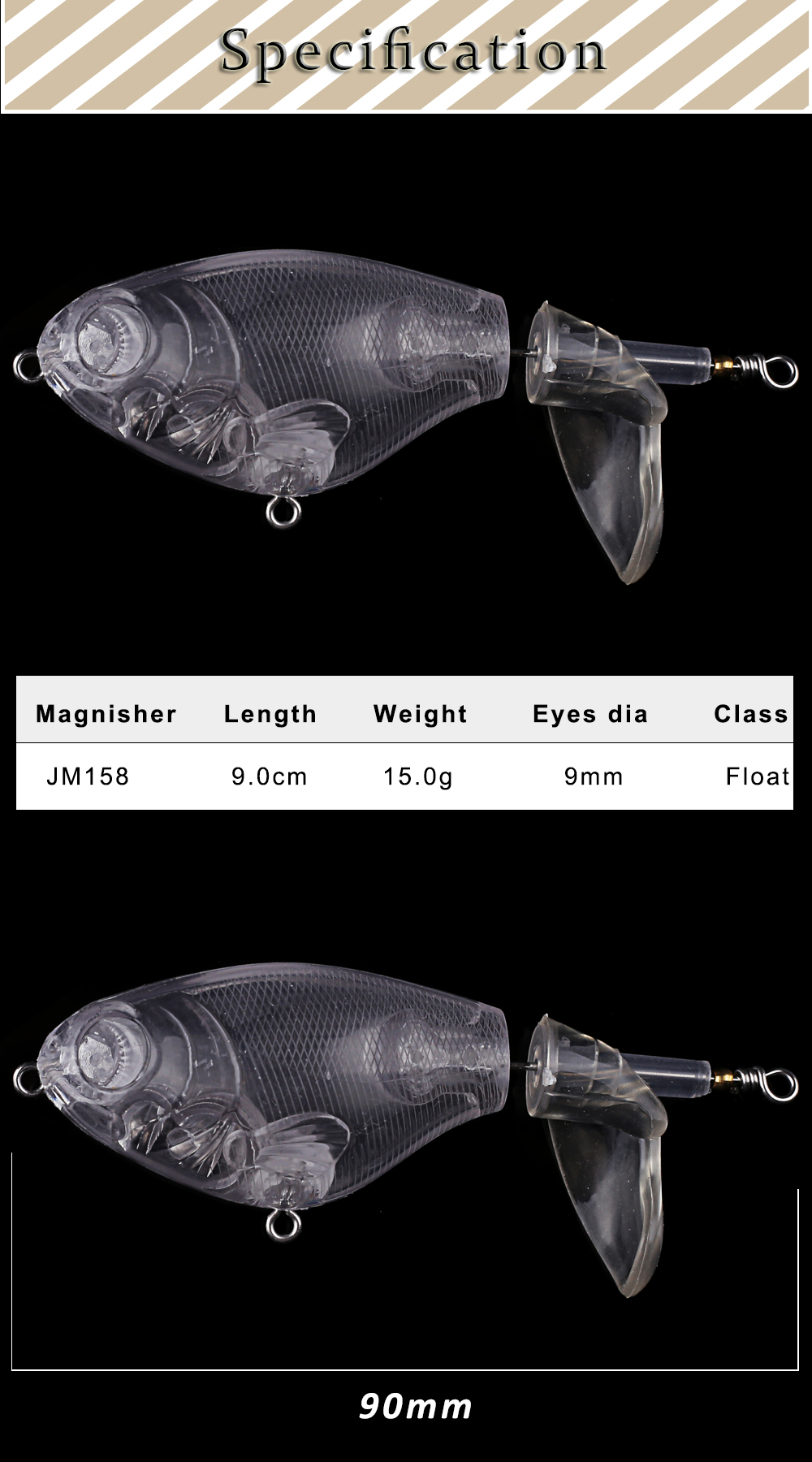 Magnisher 10pcs/lot 9CM 15G To – Fishing Lure Popper Bewertung und Preis