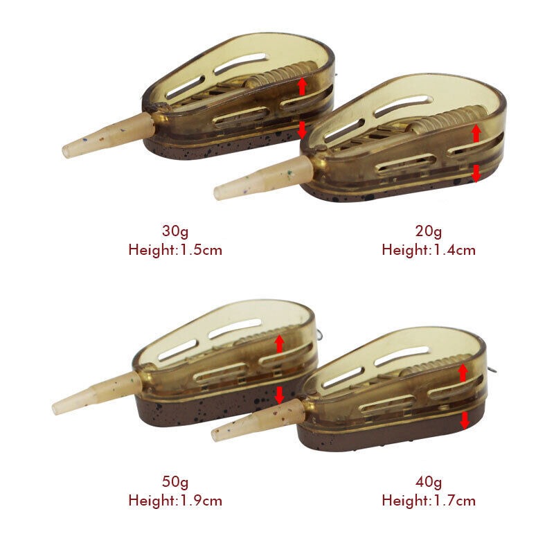 5Pcs Embed Feeder for Fishing  – Fishing Lure Kit Bewertung und Preis