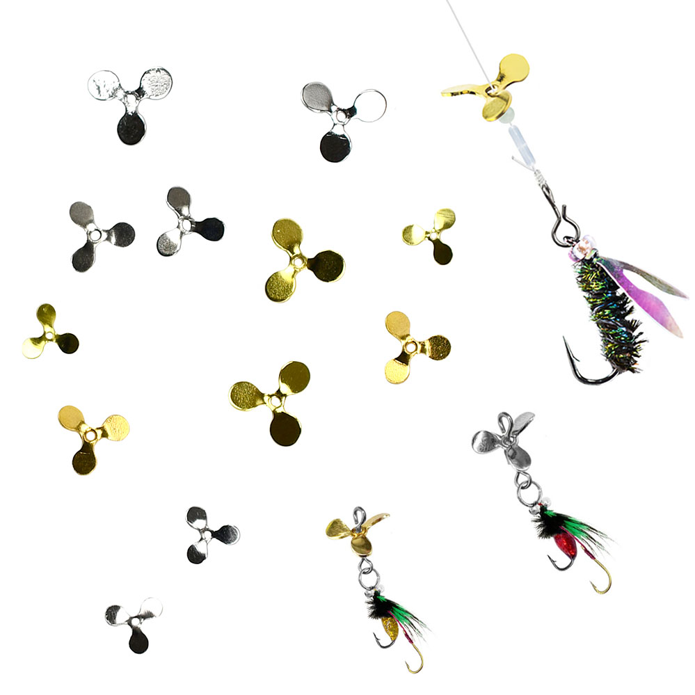 20Pcs Turbo Prop Spinner Three – Fishing Lure Blade Bait Bewertung und Preis