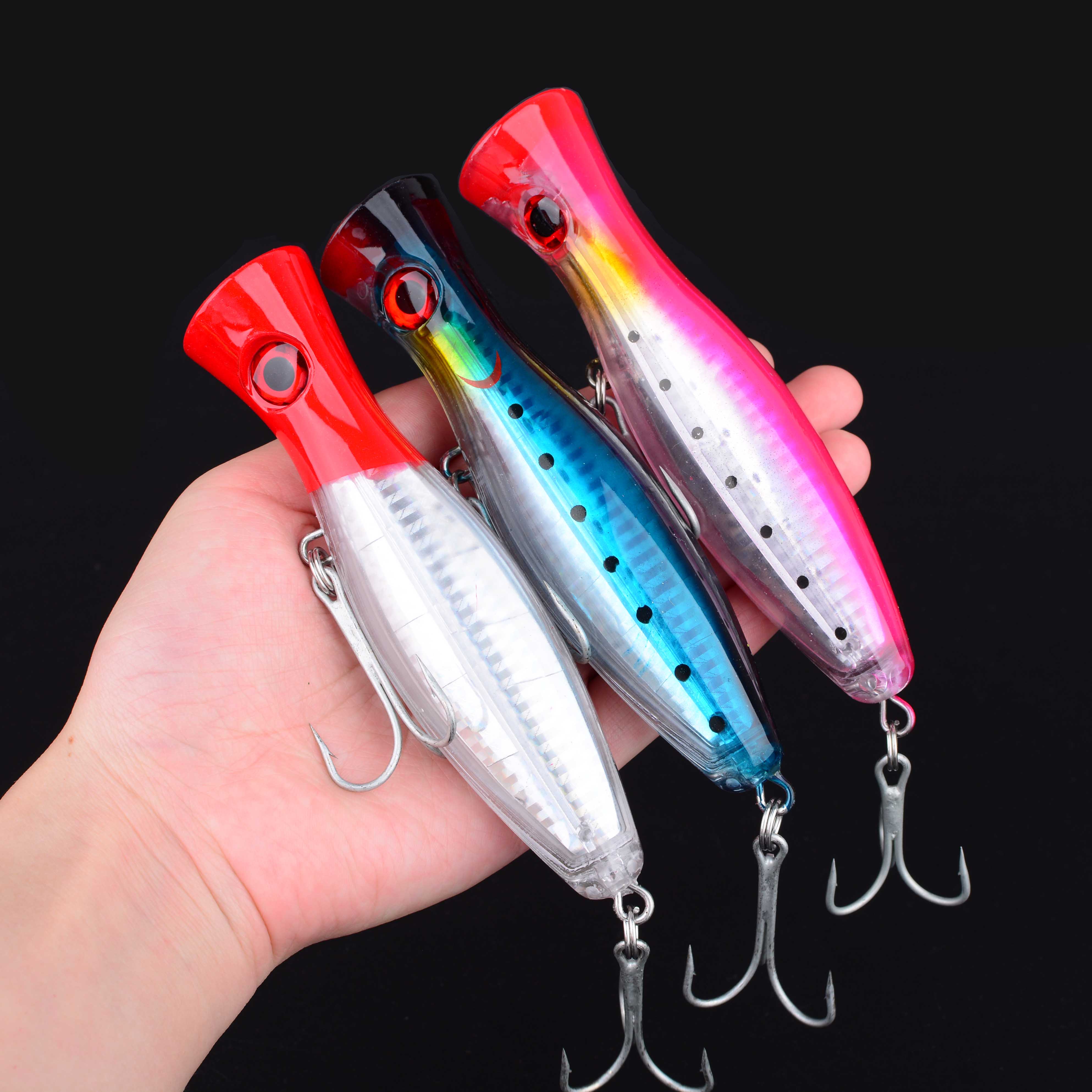 1pc 13CM 42g Big Popper Floati – Fishing Lure Popper Bewertung und Preis