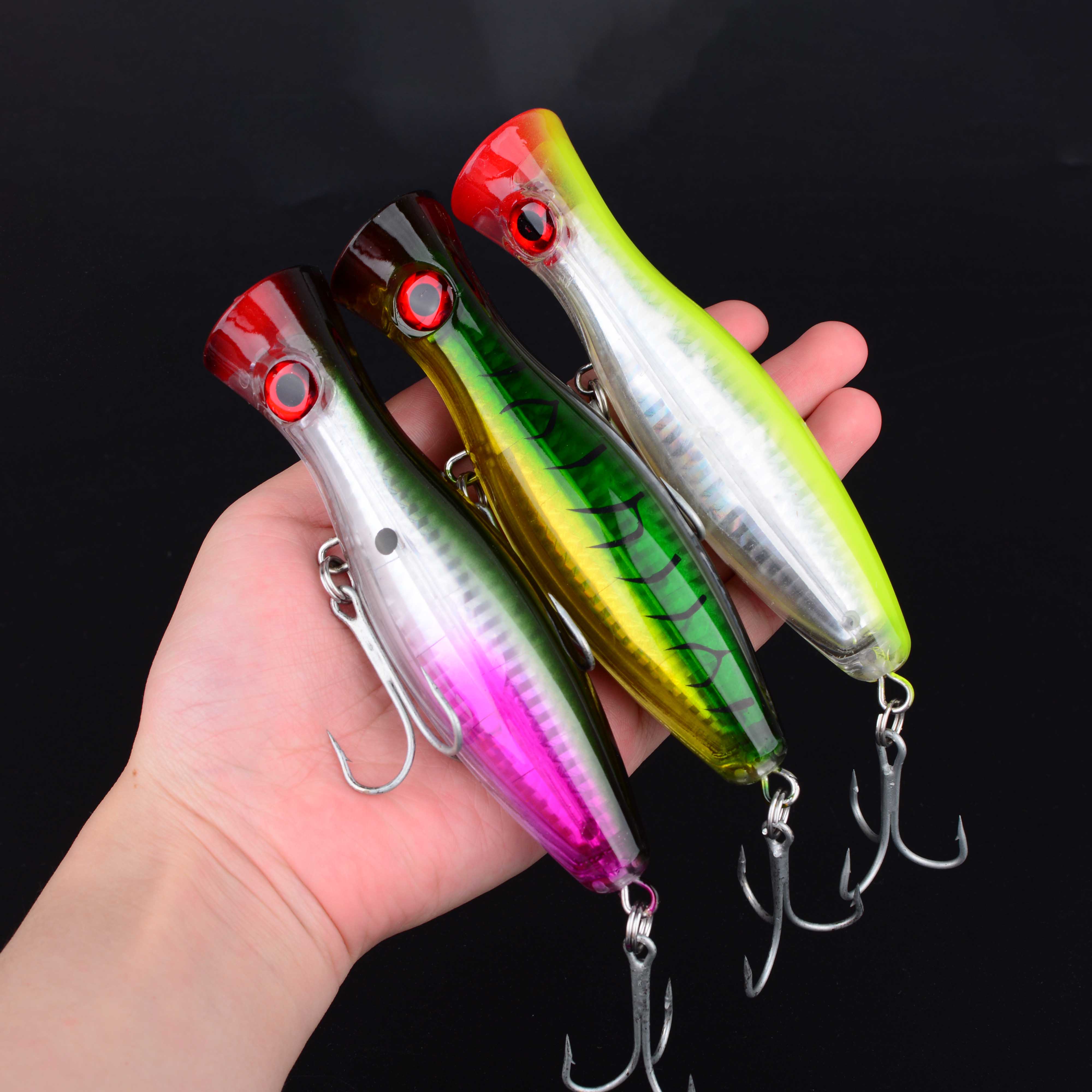 1pc 13CM 42g Big Popper Floati – Fishing Lure Popper Bewertung und Preis