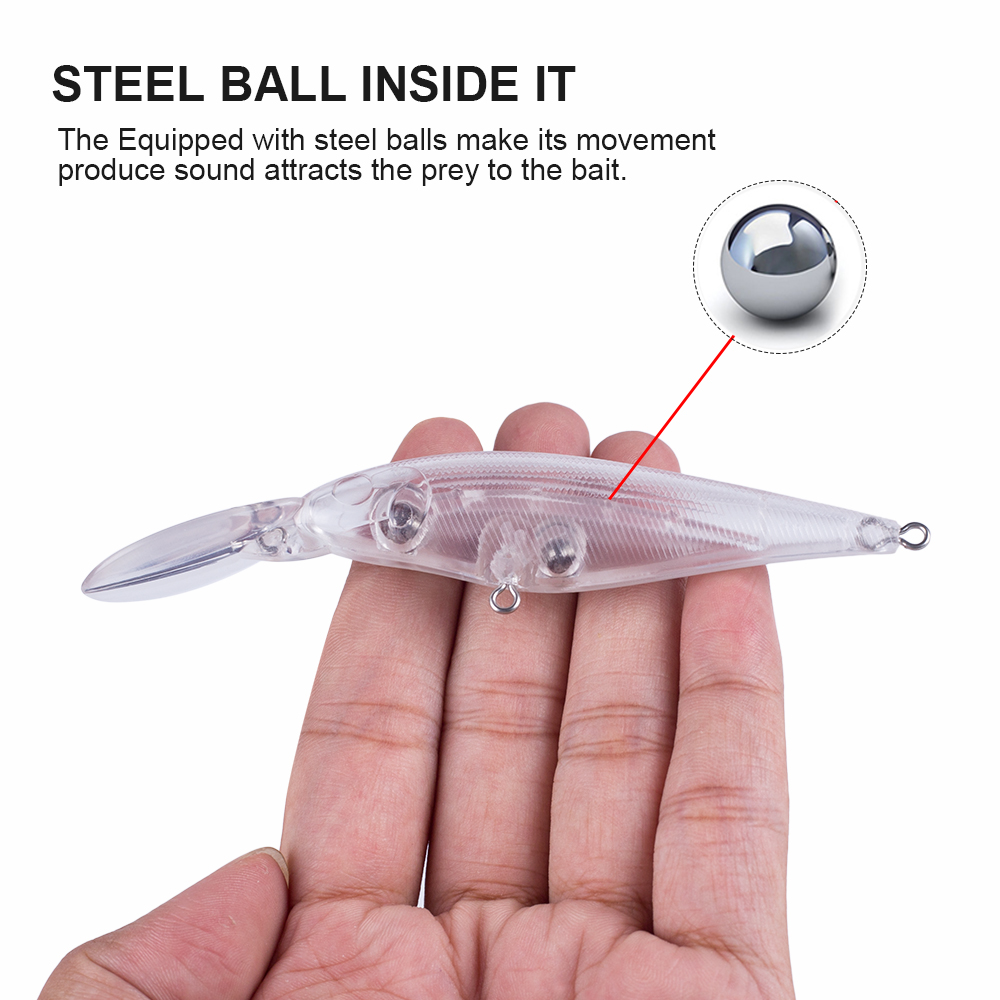 Hanlin 10/20pcs Blanks Crankba – Fishing Lure Jerkbait Bewertung und Preis